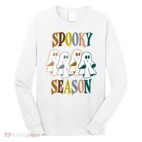 Spooky Season Halloween Ghost Festive Long Sleeve Shirt thumb 0
