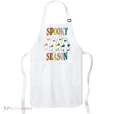 Spooky Season Halloween Ghost Festive Apron