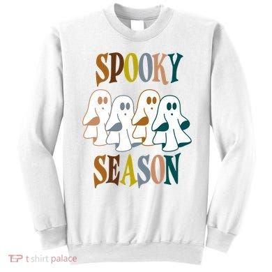 Spooky Season Halloween Ghost Festive Sweatshirt