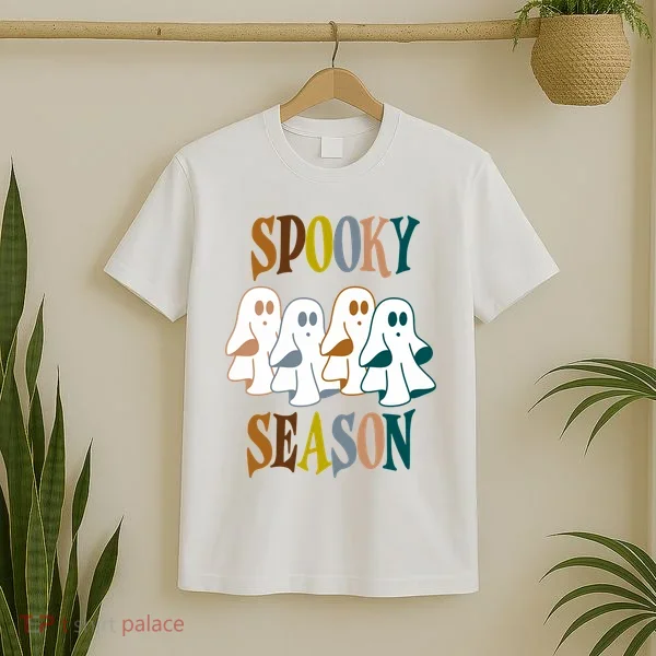 Spooky Season Halloween Ghost Festive T-Shirt