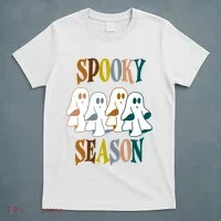 Spooky Season Halloween Ghost Festive T-Shirt thumb 5