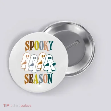 Spooky Season Halloween Ghost Festive Button