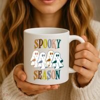Spooky Season Halloween Ghost Festive Coffee Mug thumb 3
