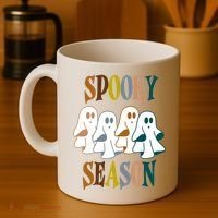 Spooky Season Halloween Ghost Festive Coffee Mug thumb 4