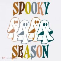 Spooky Season Halloween Ghost Festive Women's Hoodie thumb 2
