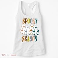 Spooky Season Halloween Ghost Festive Women's Tank Top thumb 0