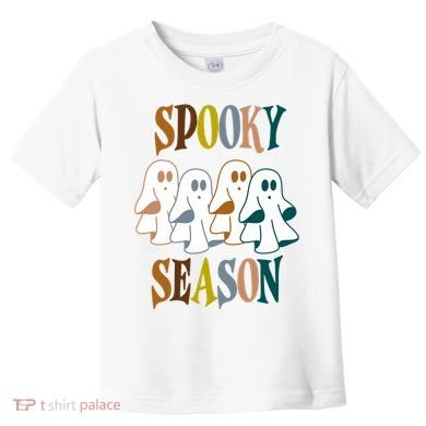 Spooky Season Halloween Ghost Festive Toddler T-Shirt