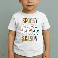 Spooky Season Halloween Ghost Festive Toddler T-Shirt thumb 2