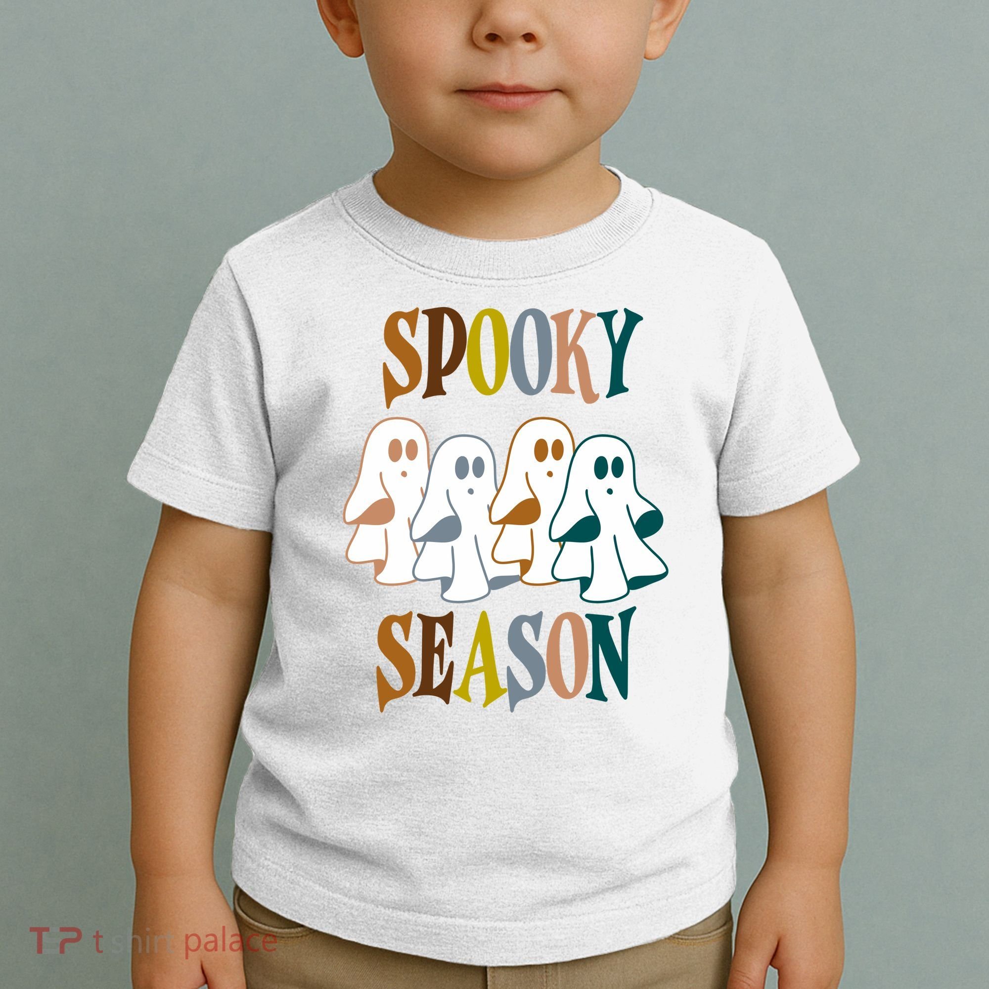 Spooky Season Halloween Ghost Festive Toddler T-Shirt