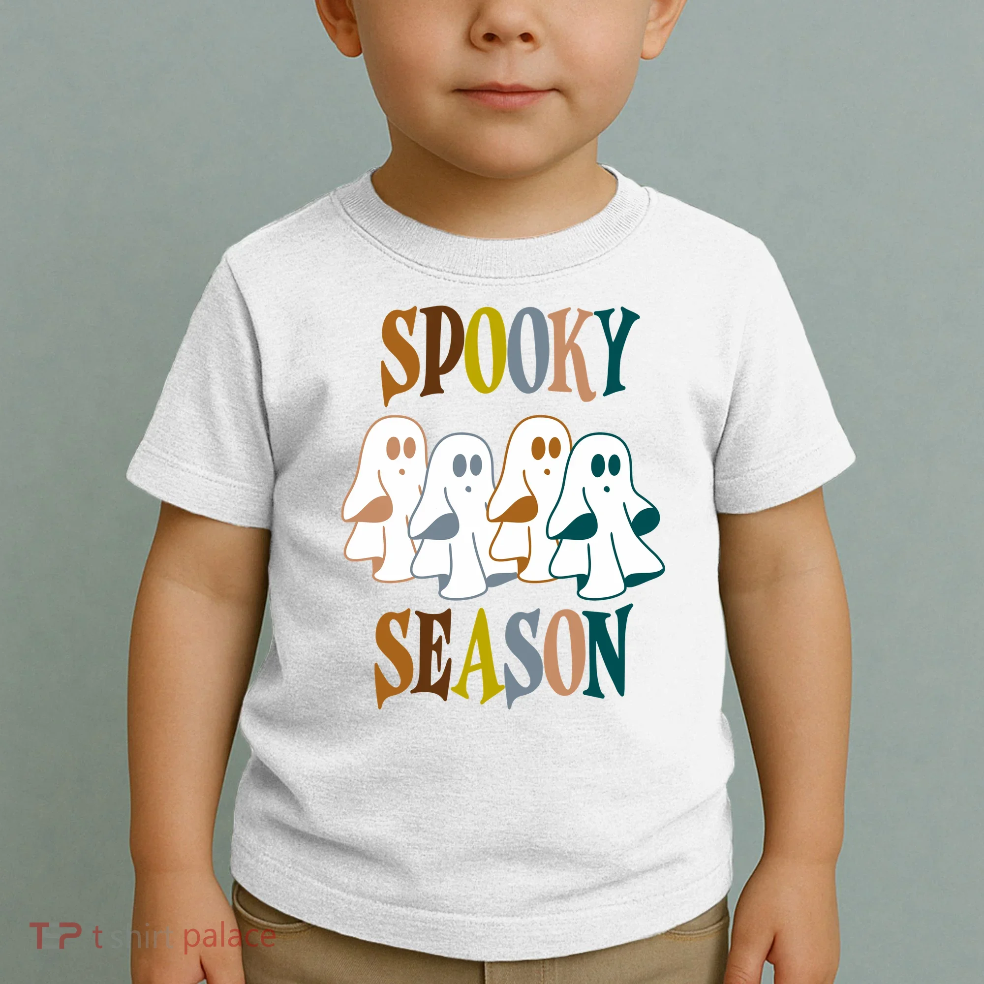 Spooky Season Halloween Ghost Festive Toddler T-Shirt