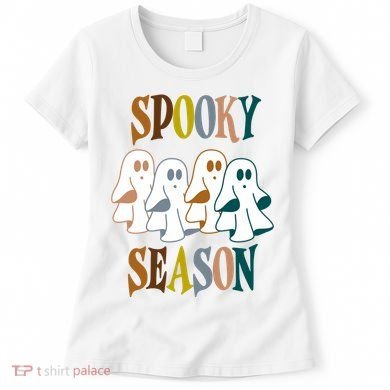Spooky Season Halloween Ghost Festive Women's T-Shirt