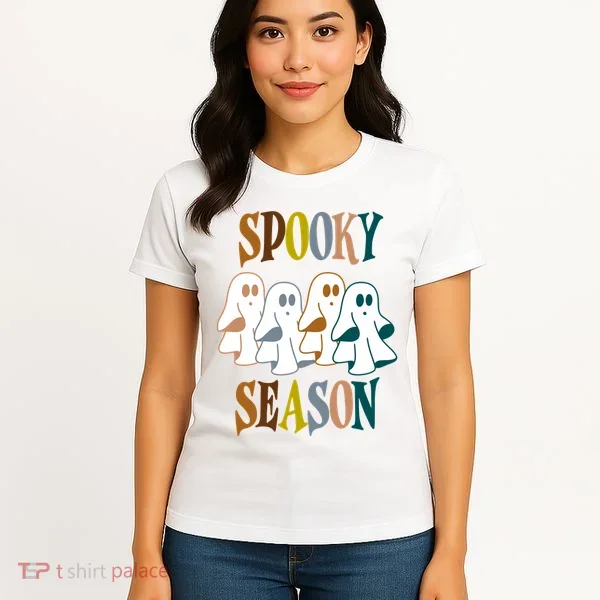 Spooky Season Halloween Ghost Festive Women's T-Shirt