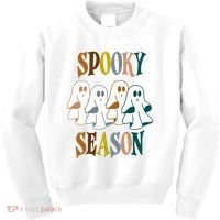 Spooky Season Halloween Ghost Festive Kids Sweatshirt thumb 0