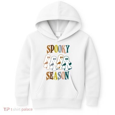 Spooky Season Halloween Ghost Festive Kids Hoodie