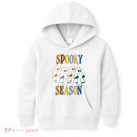 Spooky Season Halloween Ghost Festive Kids Hoodie thumb 0