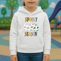 Spooky Season Halloween Ghost Festive Kids Hoodie thumb 3