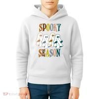 Spooky Season Halloween Ghost Festive Kids Hoodie thumb 4