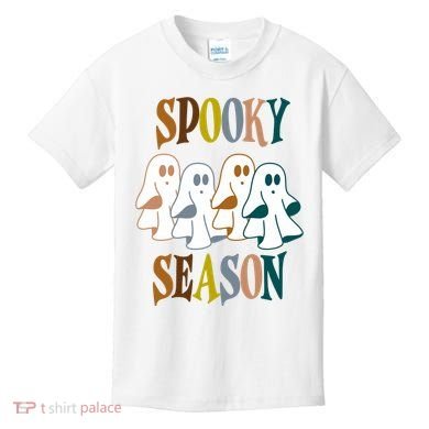 Spooky Season Halloween Ghost Festive Kids T-Shirt