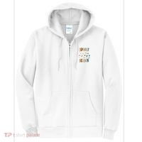 Spooky Season Halloween Ghost Festive Full Zip Hoodie thumb 0