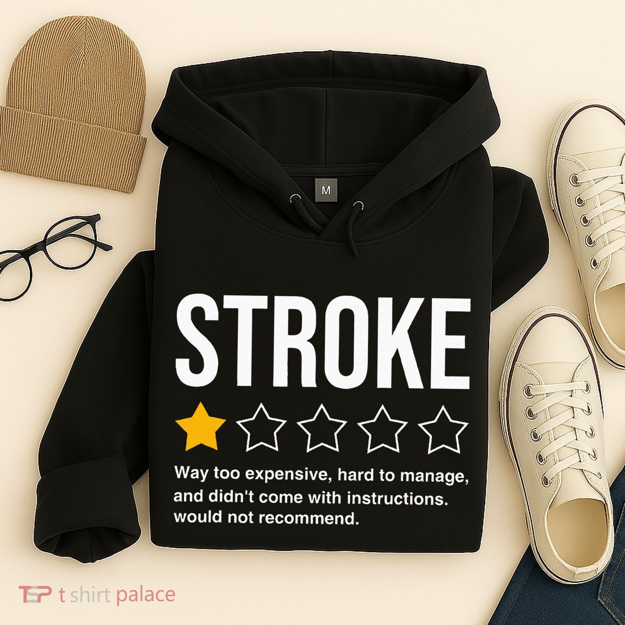 Stroke Survivor Heart Disease Warrior Fighter Cardiac Arrest Hoodie