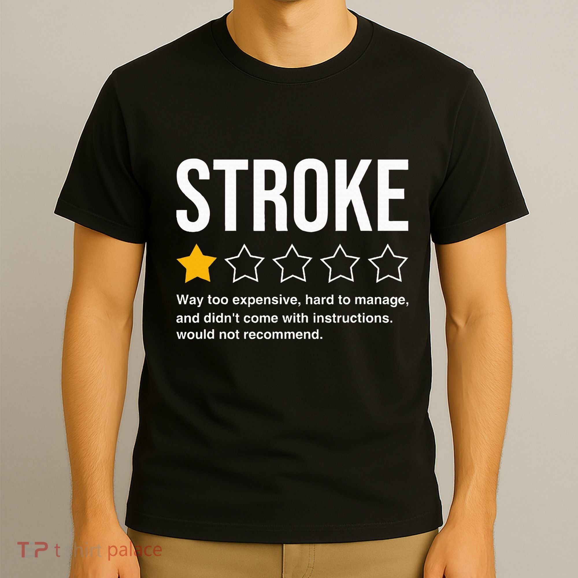 Stroke Survivor Heart Disease Warrior Fighter Cardiac Arrest T-Shirt