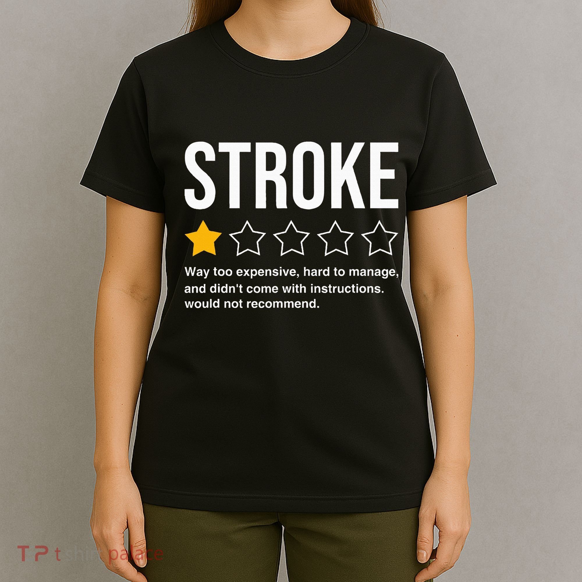 Stroke Survivor Heart Disease Warrior Fighter Cardiac Arrest T-Shirt