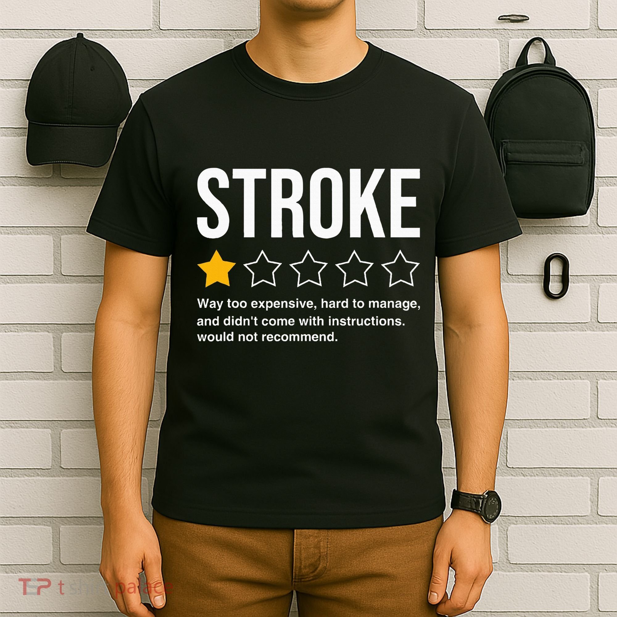 Stroke Survivor Heart Disease Warrior Fighter Cardiac Arrest T-Shirt