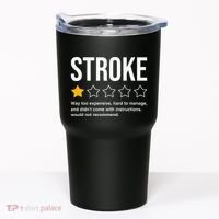 Stroke Survivor Heart Disease Warrior Fighter Cardiac Arrest Tumbler thumb 0