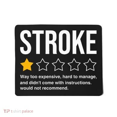 Stroke Survivor Heart Disease Warrior Fighter Cardiac Arrest Mousepad