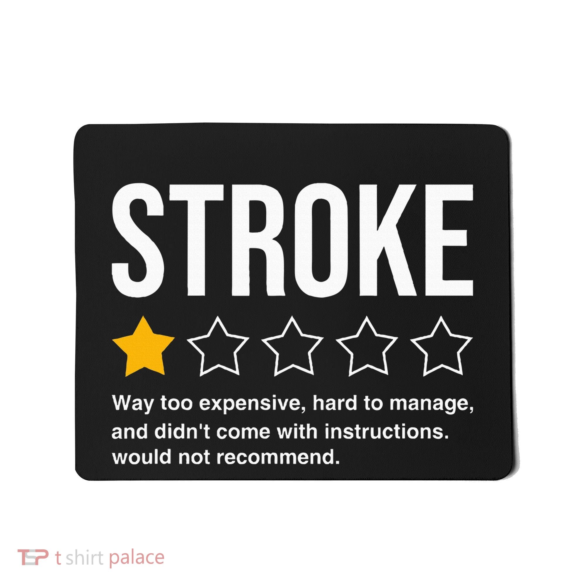 Stroke Survivor Heart Disease Warrior Fighter Cardiac Arrest Mousepad