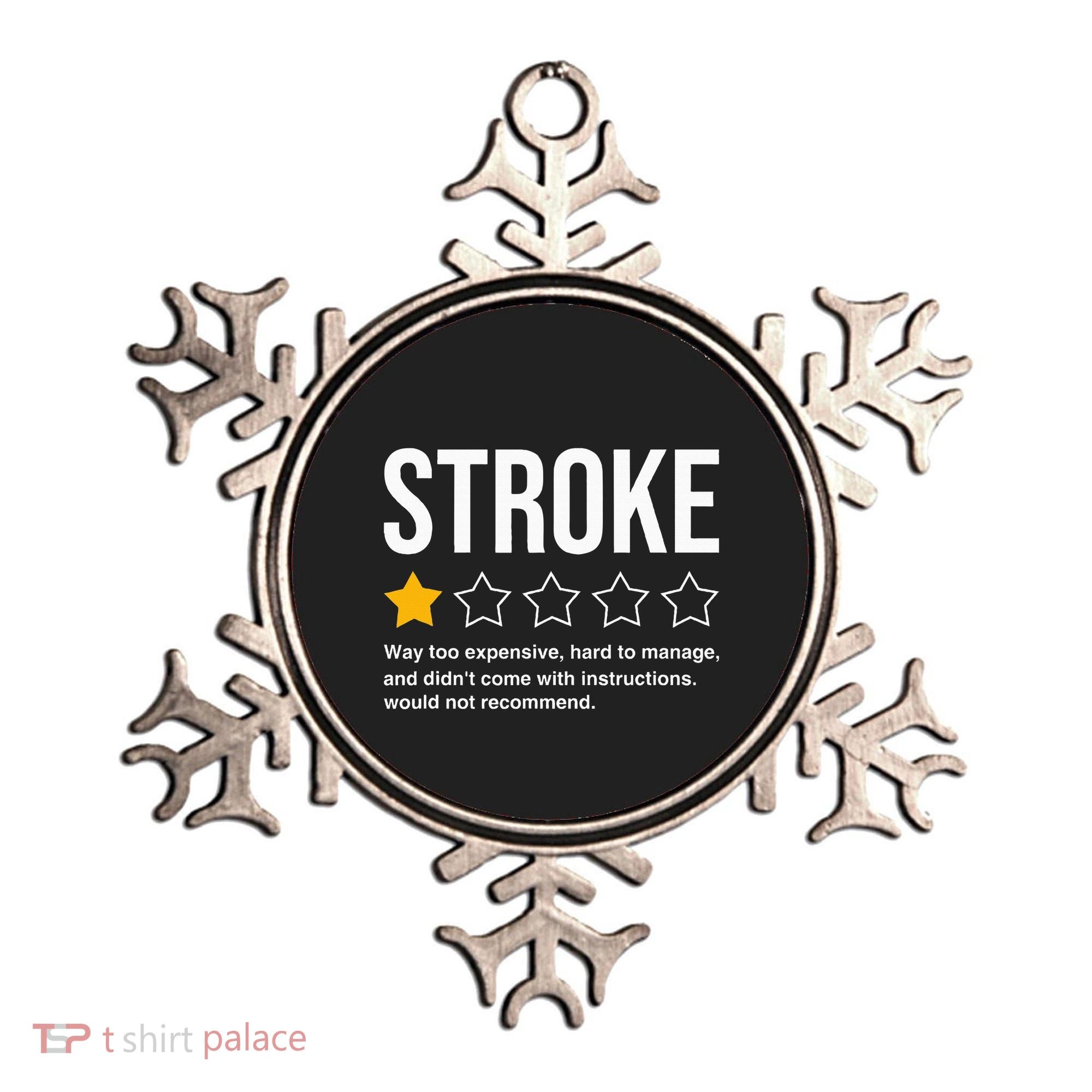 Stroke Survivor Heart Disease Warrior Fighter Cardiac Arrest Ornament