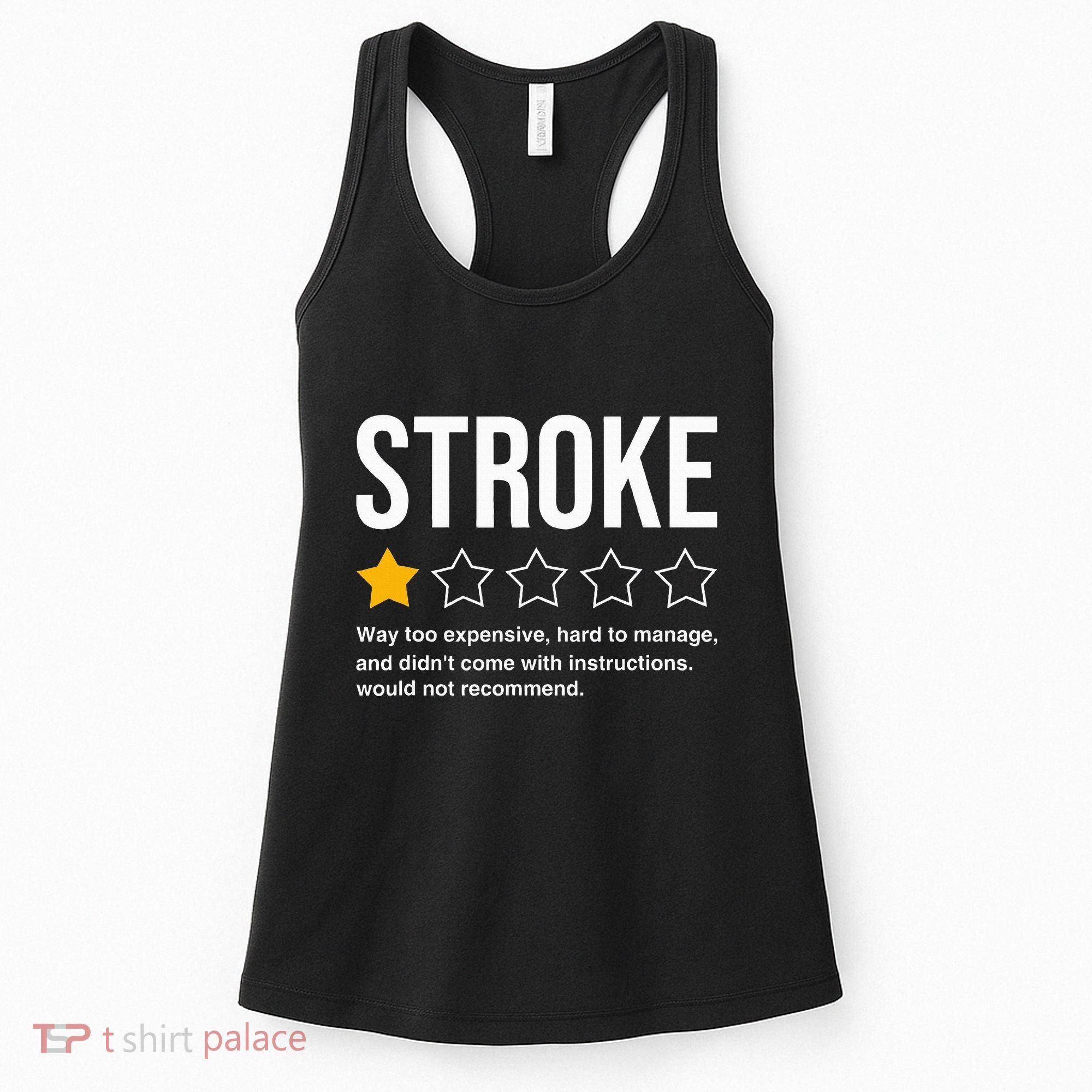 Stroke Survivor Heart Disease Warrior Fighter Cardiac Arrest Women's Tank Top
