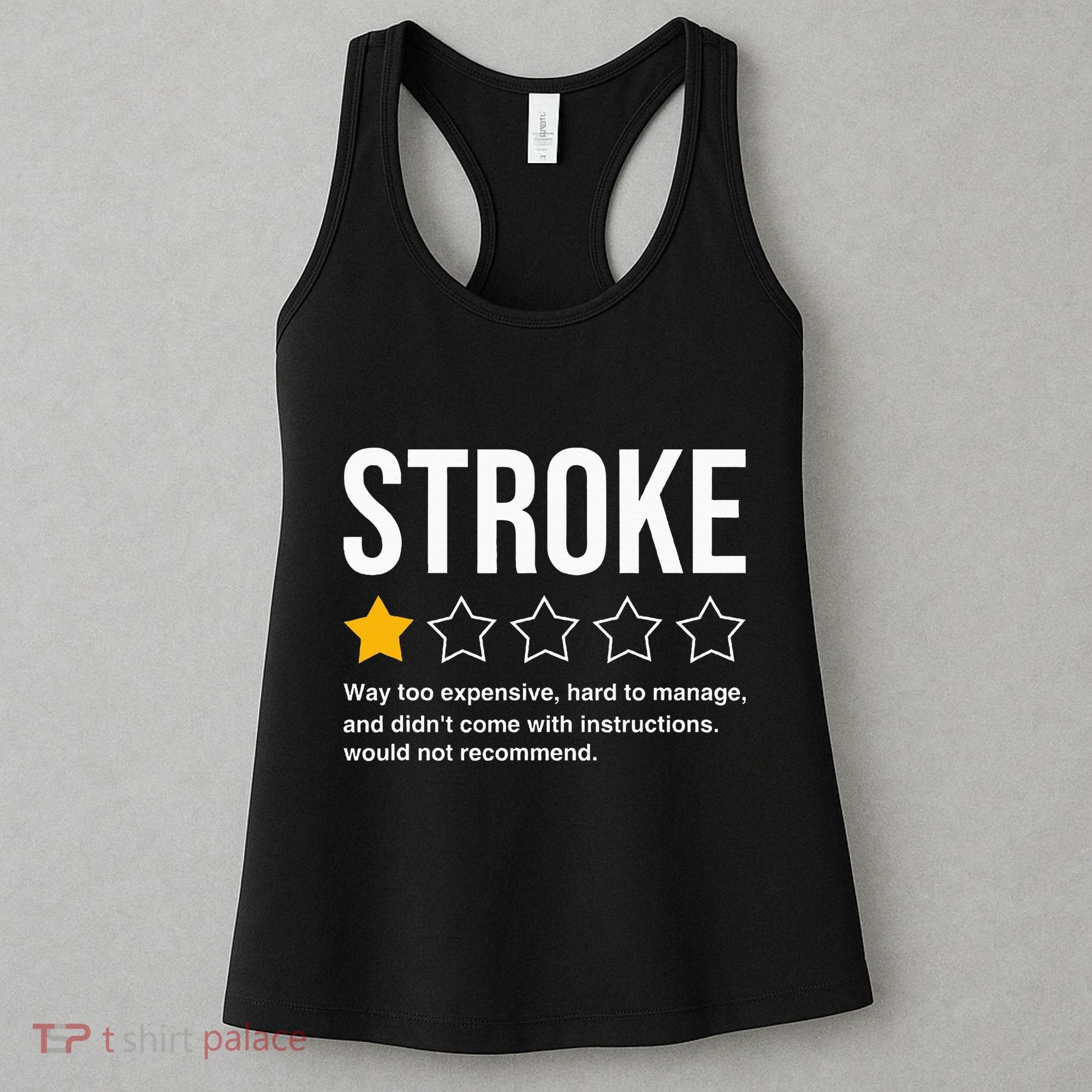 Stroke Survivor Heart Disease Warrior Fighter Cardiac Arrest Women's Tank Top