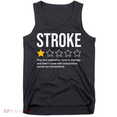 Stroke Survivor Heart Disease Warrior Fighter Cardiac Arrest Tank Top