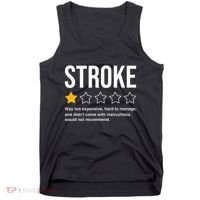 Stroke Survivor Heart Disease Warrior Fighter Cardiac Arrest Tank Top thumb 0