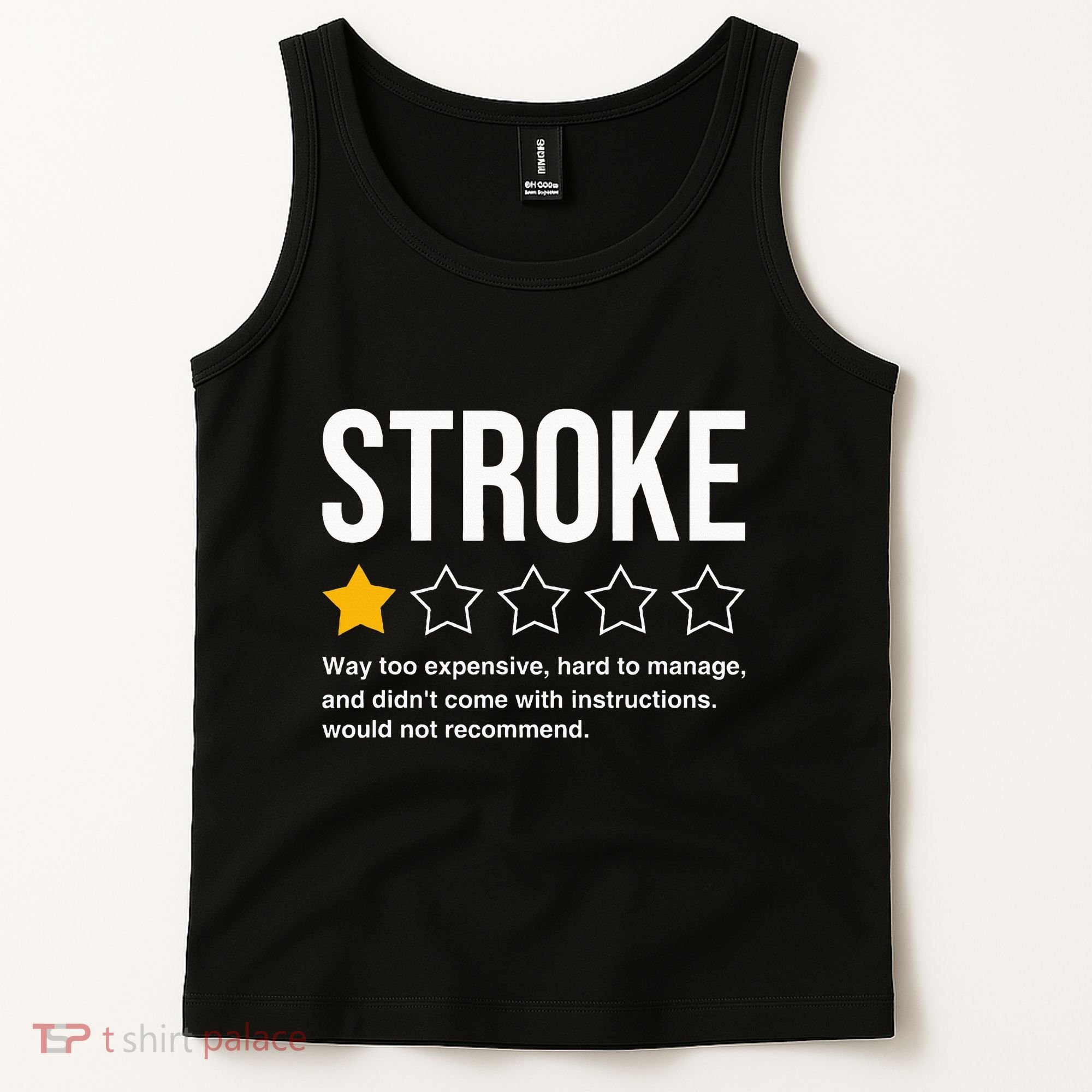 Stroke Survivor Heart Disease Warrior Fighter Cardiac Arrest Tank Top