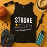 Stroke Survivor Heart Disease Warrior Fighter Cardiac Arrest Tank Top thumb 4