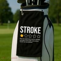 Stroke Survivor Heart Disease Warrior Fighter Cardiac Arrest Golf Towel thumb 2