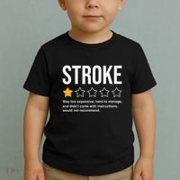 Stroke Survivor Heart Disease Warrior Fighter Cardiac Arrest Toddler T-Shirt thumb 2