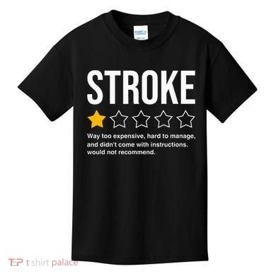 Stroke Survivor Heart Disease Warrior Fighter Cardiac Arrest Kids T-Shirt