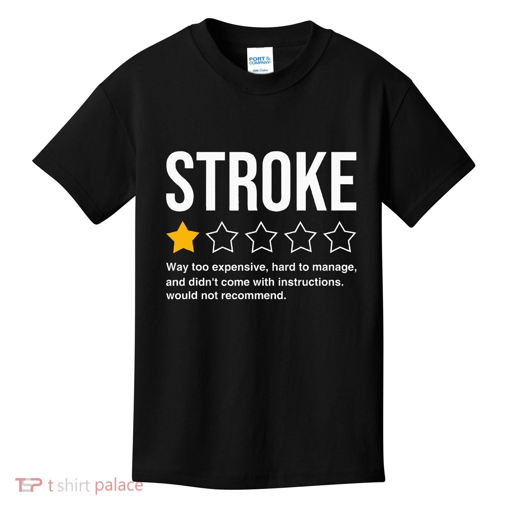 Stroke Survivor Heart Disease Warrior Fighter Cardiac Arrest Kids T-Shirt