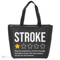 Stroke Survivor Heart Disease Warrior Fighter Cardiac Arrest Tote Bag thumb 0