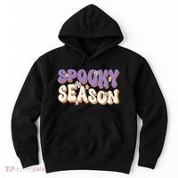 Spooky Season Halloween Groovy Retro Hoodie thumb 0