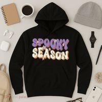 Spooky Season Halloween Groovy Retro Hoodie thumb 3