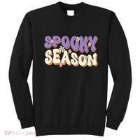 Spooky Season Halloween Groovy Retro Sweatshirt thumb 0