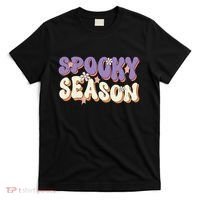 Spooky Season Halloween Groovy Retro T-Shirt thumb 0
