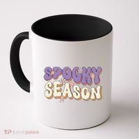 Spooky Season Halloween Groovy Retro Coffee Mug thumb 0