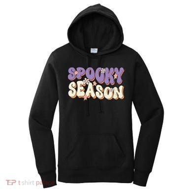 Spooky Season Halloween Groovy Retro Women's Hoodie