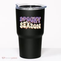 Spooky Season Halloween Groovy Retro Tumbler thumb 0