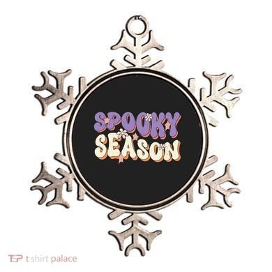 Spooky Season Halloween Groovy Retro Ornament